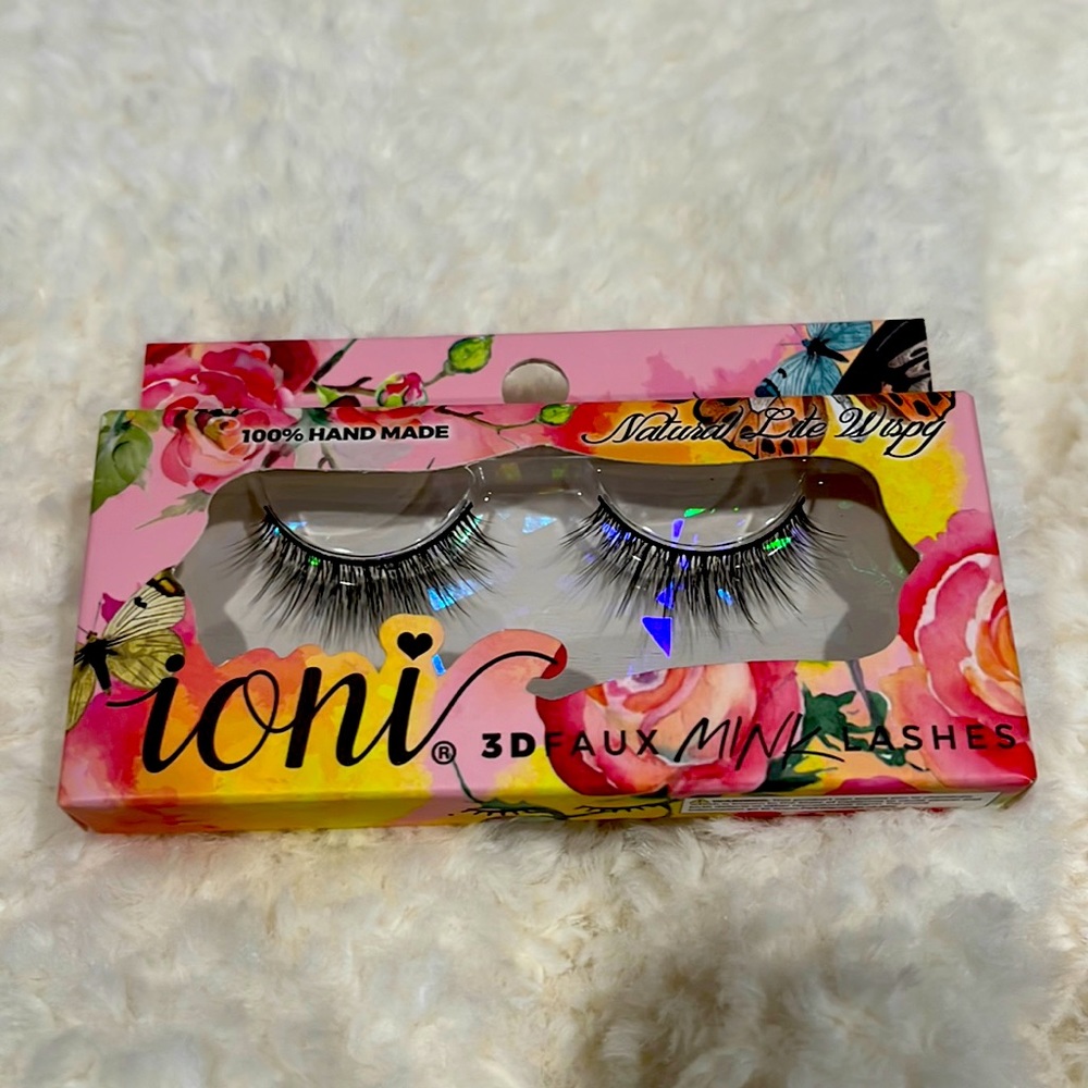 Ioni 3D Faux Mink Lashes- Natural Lite Wispy